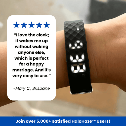 HaloHaze™ Premium Silent Alarm Watch